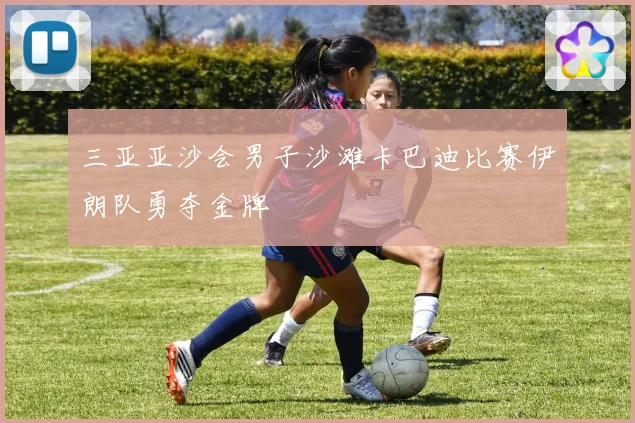 三亚亚沙会男子沙滩卡巴迪比赛伊朗队勇夺金牌